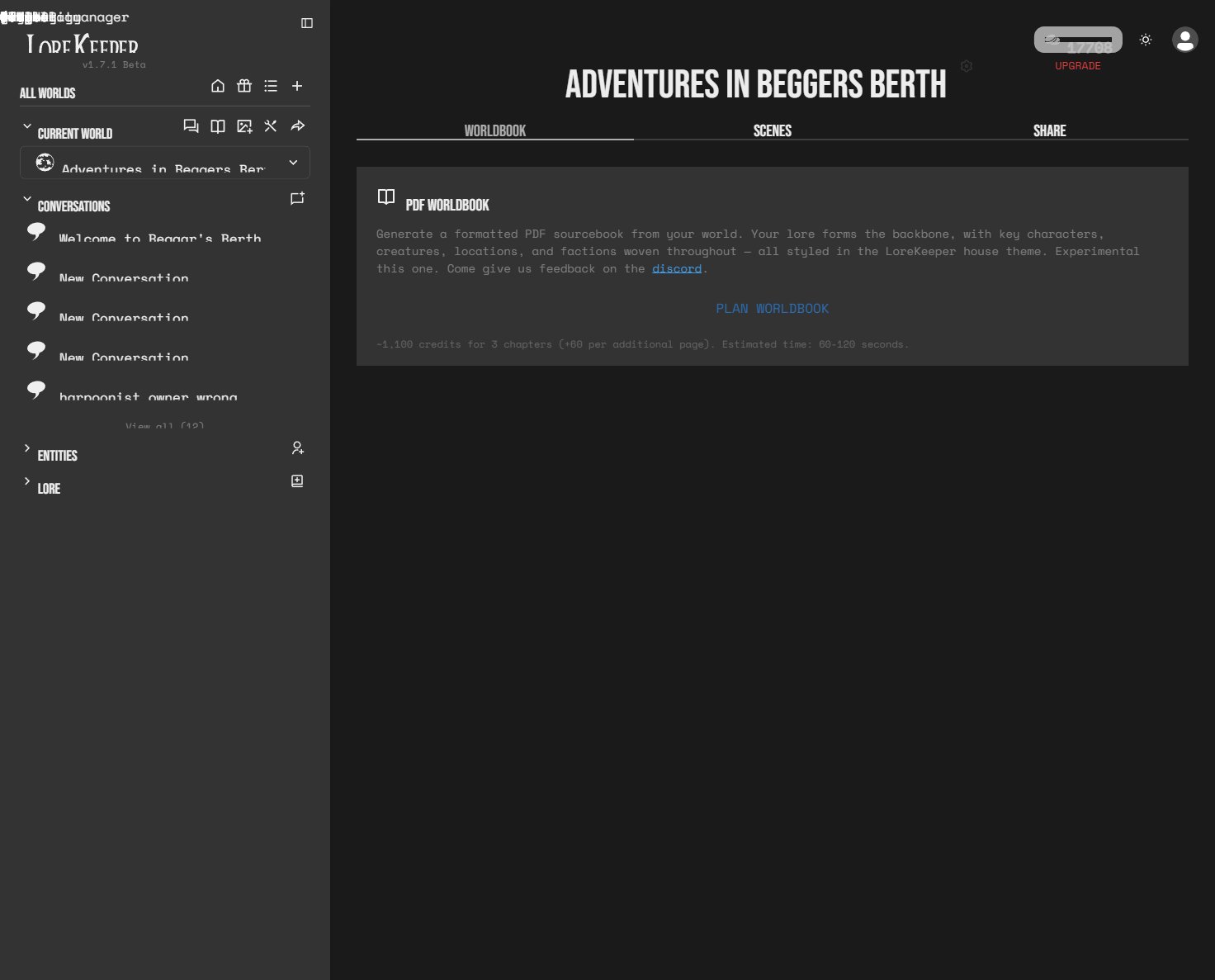 Export Your Worldbook